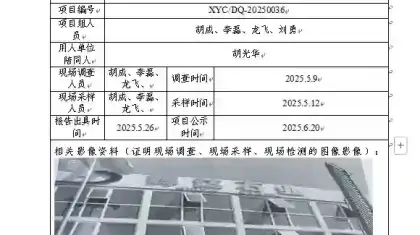 _XYCDQ-20250036职业病危害定期检测广元市青川县辉达石业有限公司