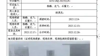 _XYCDQ-20250224职业病危害定期检测冕宁县元宝山水力发电有限公司元宝山一级电站
